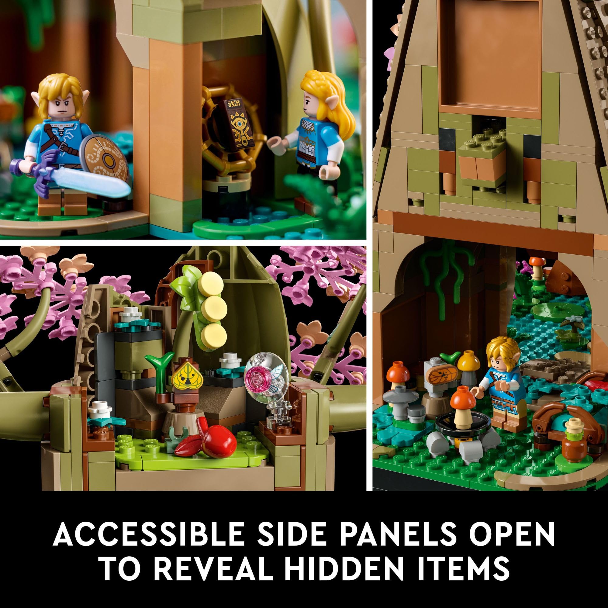 LEGO The Legend of Zelda Great Deku Tree 2-in-1 Building Set for Adults (77092) - Collectible Model Kit for Home, Office & Gaming Room Decor - Perfect Gift for Zelda Fans & Video Game Lovers - Build & Display for Ultimate Gaming Experience