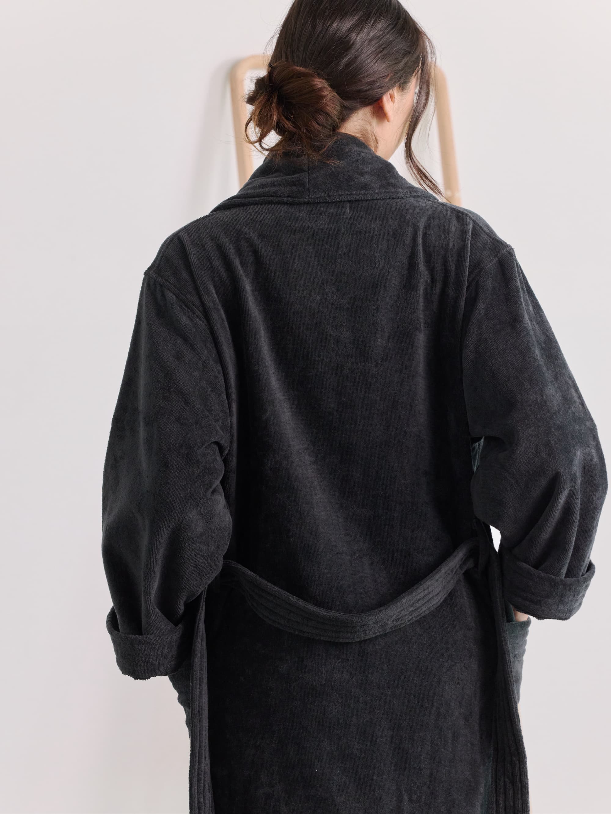 Organic French Terry Robe for Women - Soft & Breathable Cotton Bathrobe - Perfect for Spa, Lounge & Relaxation at Home