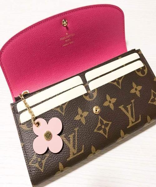LV Emilie Wallet Monogram Rose Ballerine - Luxury Women's Wallet for Everyday Use & Travel | Compact & Stylish Designer Wallet for Credit Cards & Cash