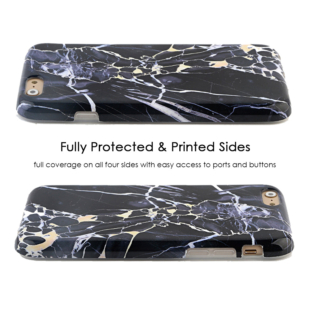 Black Panther Marble iPhone Case - Durable Protective Cover for iPhone 12/13/14 Pro Max - Stylish Marble Design - Perfect for Everyday Use, Travel & Gifting