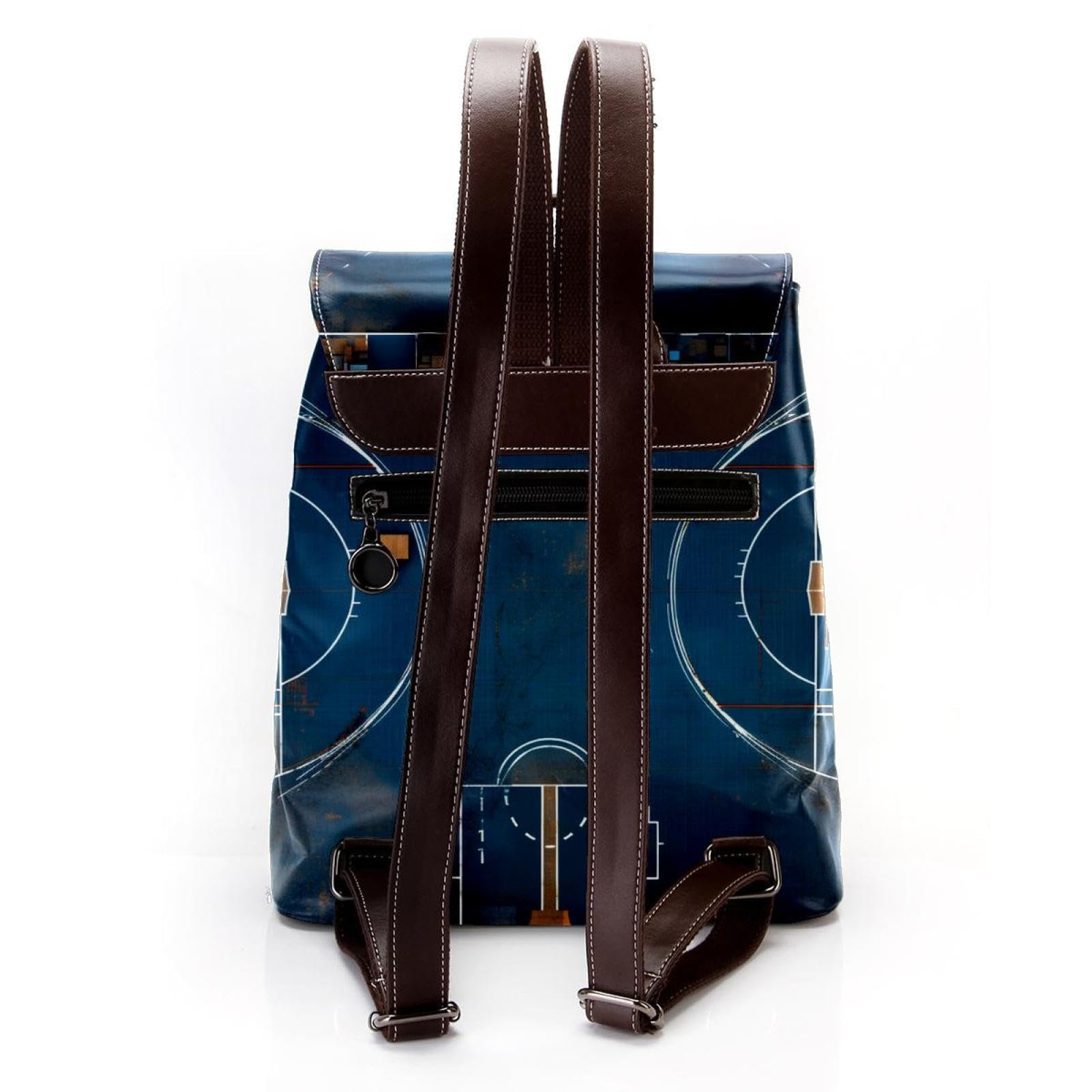 Stylish Unisex Travel Backpack - Durable Basketball Court Design Backpack for Women & Men - Perfect for Commuting, Gym, School & Outdoor Adventures