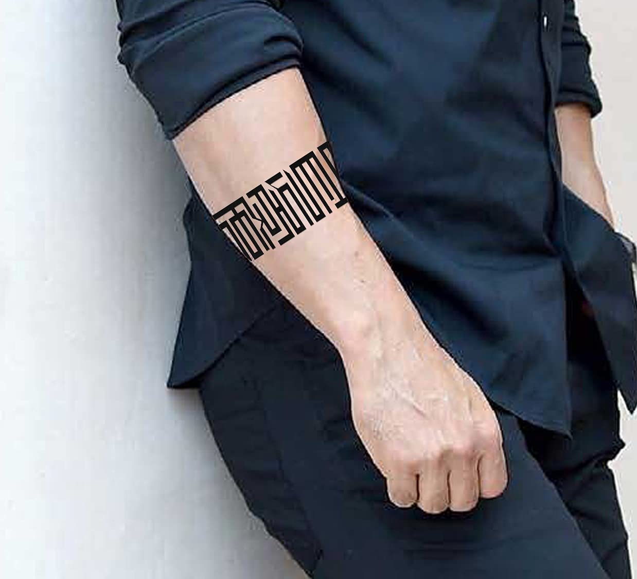 Waterproof Temporary Tattoo Stickers for Men & Women - 3D Realistic Floral, Butterfly, Wolf & Armband Designs (21x12cm) | Perfect for Parties, Festivals & Costume Events
