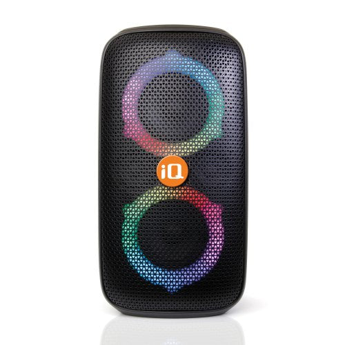 iQ Wave Bluetooth Party Speaker - Portable Wireless Speaker with Powerful Bass, 20H Playtime, IPX5 Waterproof - Perfect for Outdoor Parties, Beach, Pool & Camping