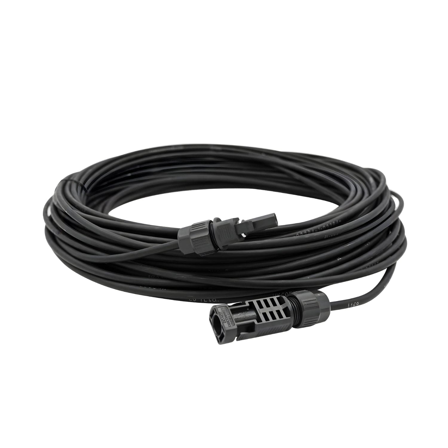 50FT Solar Panel Extension Cable with MC4 Connectors - Quick Release, Weatherproof for MyGrid 10K System - Perfect for RV, Off-Grid & Home Solar Power Setup
