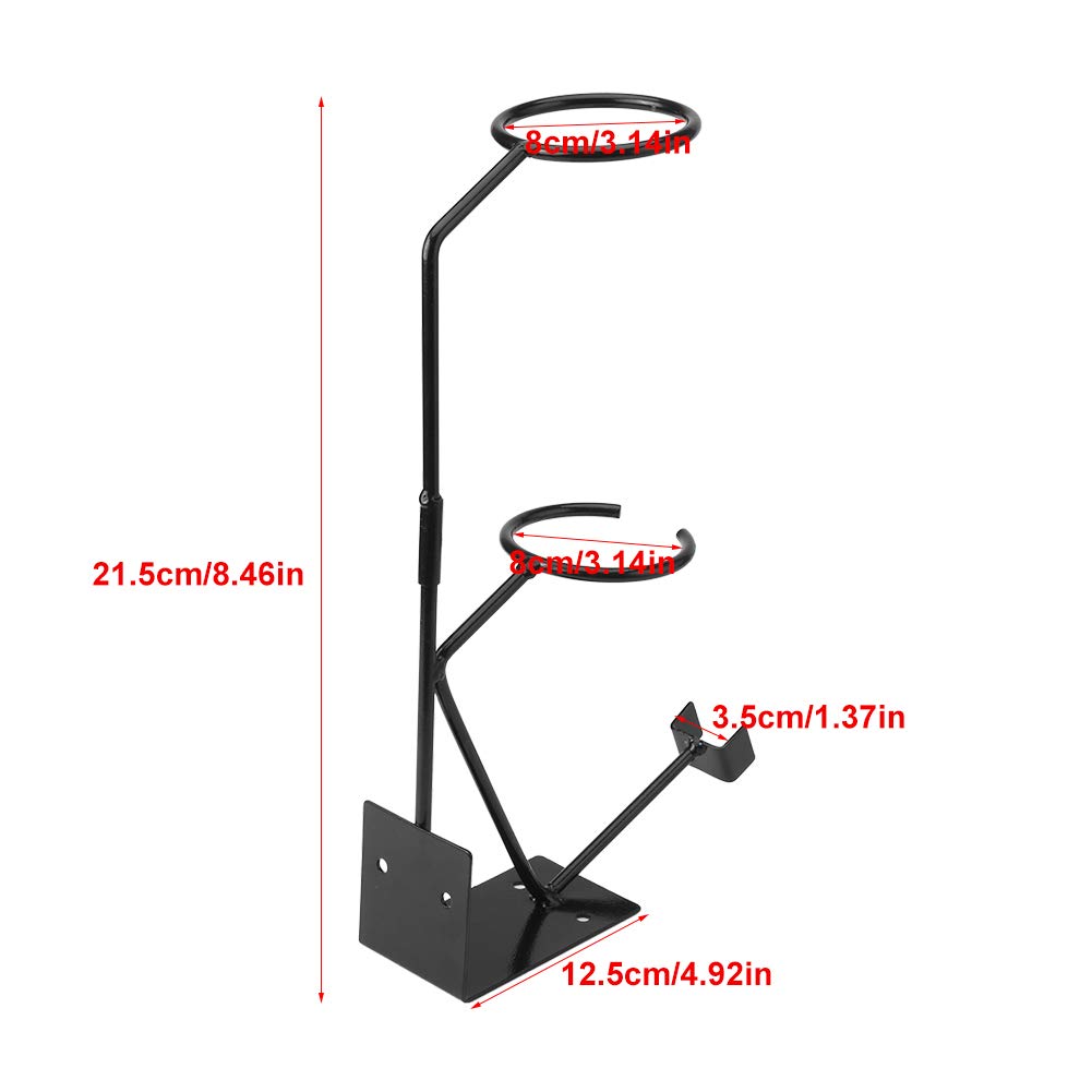 Ejoyous Paint Gun Holder Stand with Strainer - Wall or Bench Mount for Spray Guns - Perfect for Auto Body Shops, DIY Painting & Industrial Use