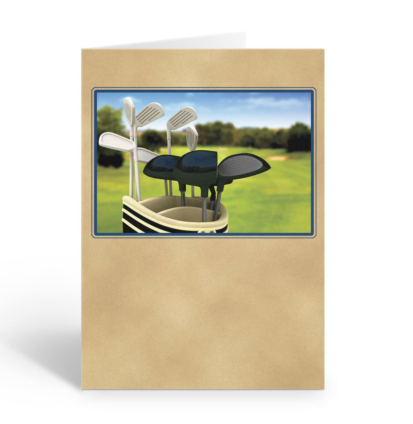 Stonehouse Collection Golf Note Cards - Elegant Golf Club & Course Thank You Cards, Blank Inside - Perfect for Golf Enthusiasts, Gifts & Special Occasions