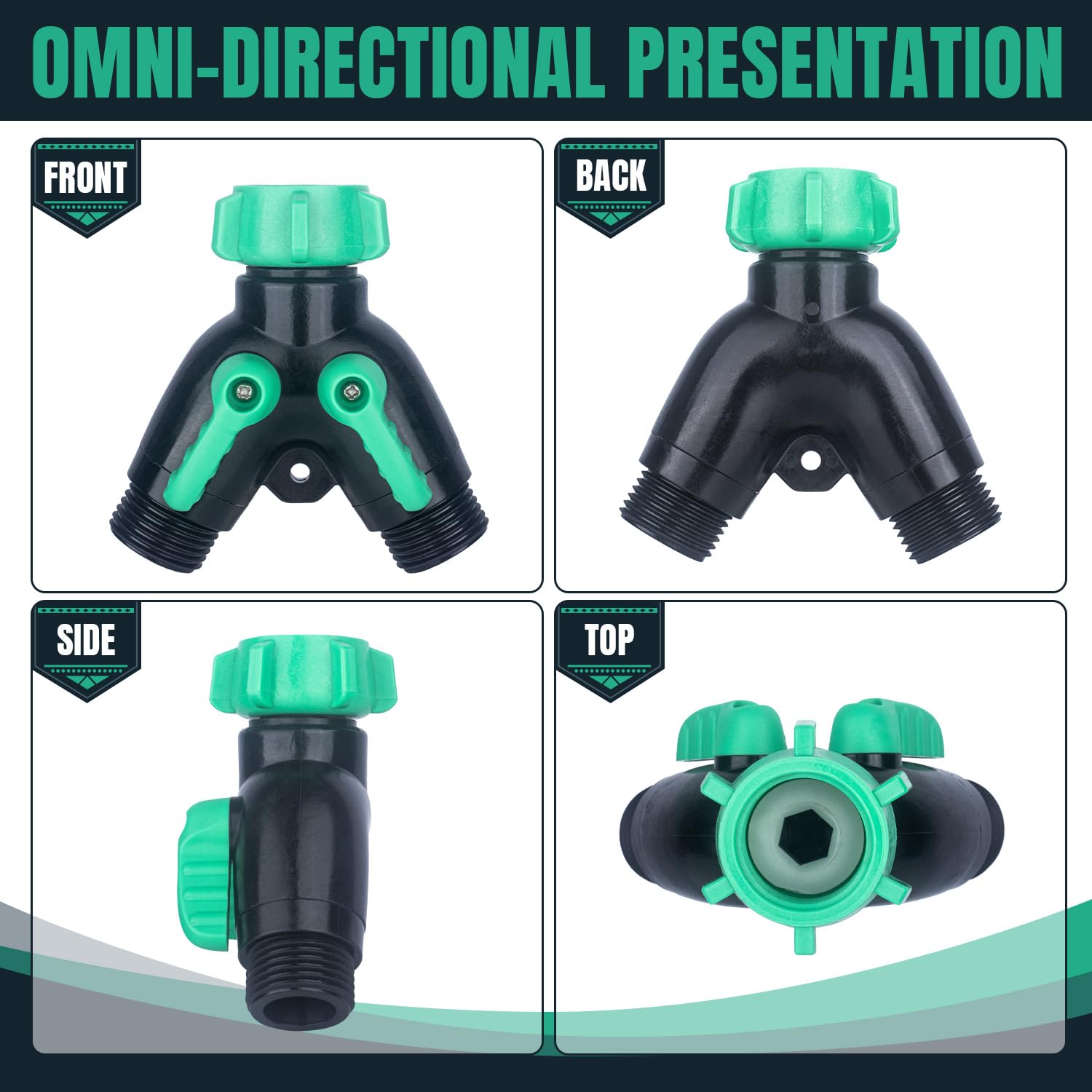 2 Pack Heavy Duty 3/4
