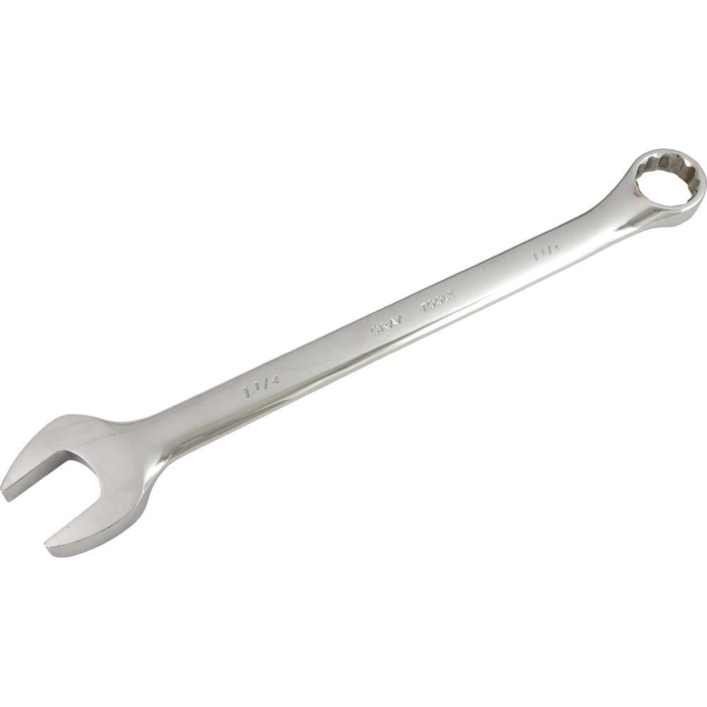 12-Point SAE Combination Wrenches Set - 15° Offset Angle - Mirror Chrome Finish - Perfect for Automotive Repair, Machinery Maintenance & DIY Projects