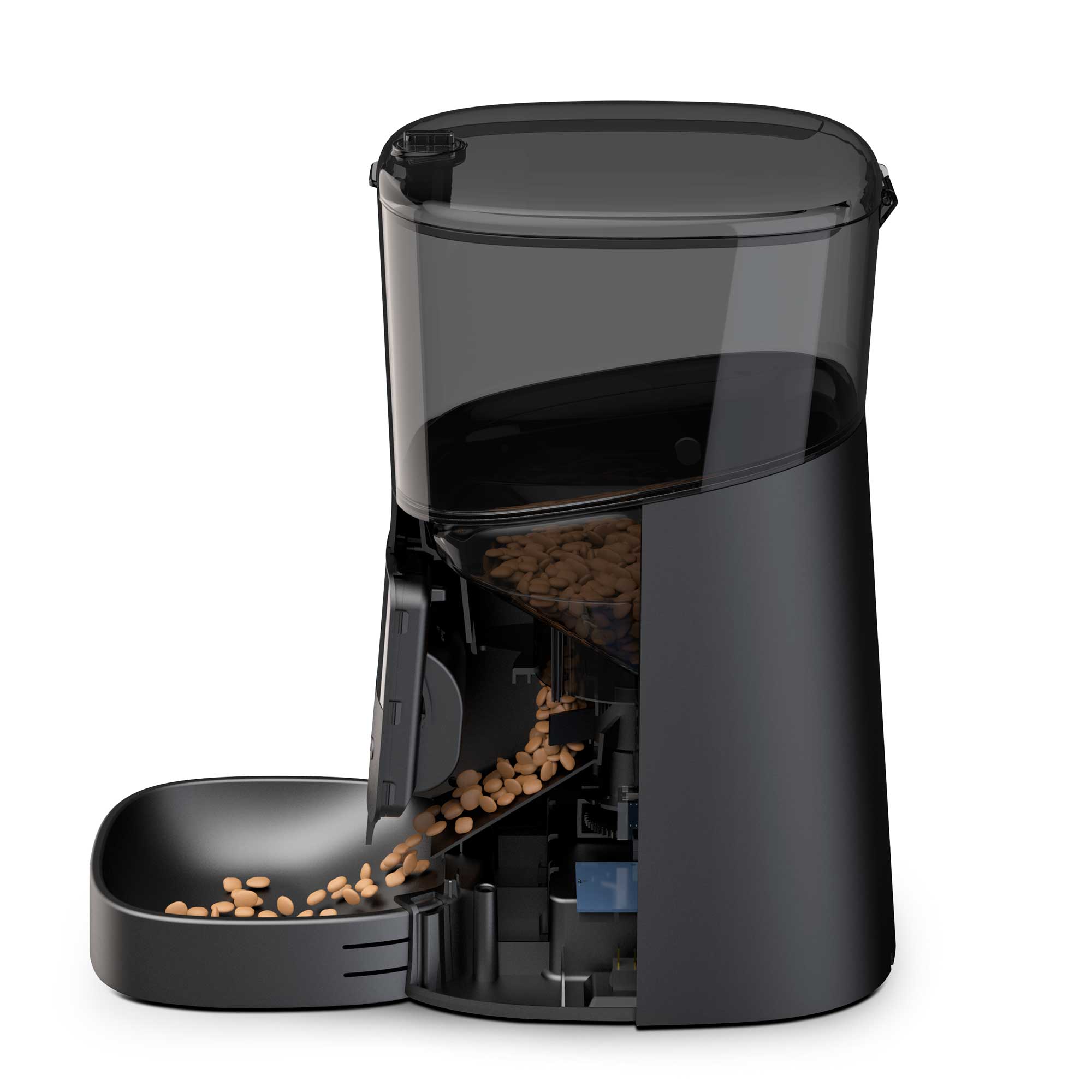 Smart Automatic Pet Feeder with HD Camera & 2-Way Audio - 6L Large Capacity - TUYA App Compatible - Perfect for Cats & Dogs - Keep Pets Fed While Traveling or at Work