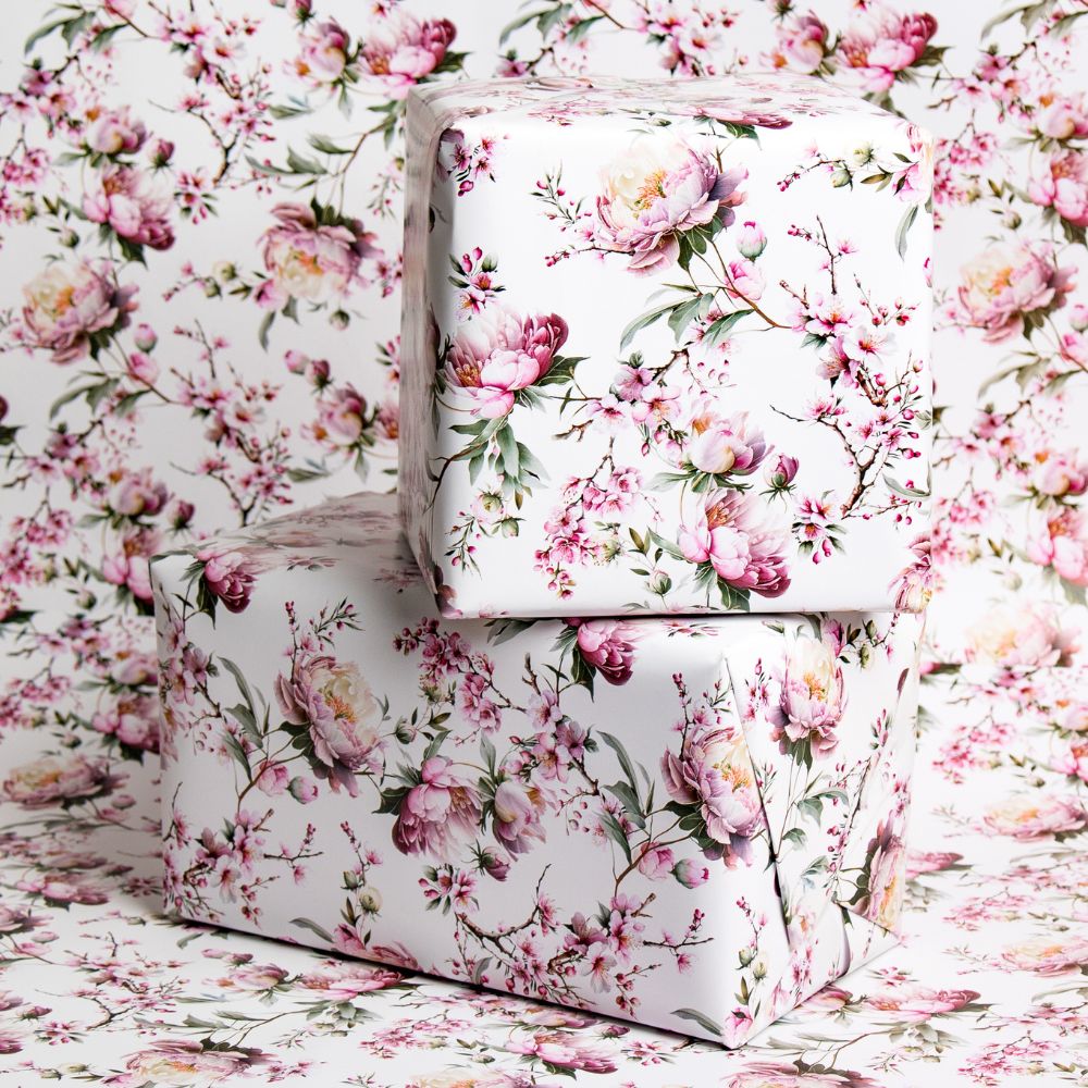 Elestren Floral Bundle Wrapping Sheets - Set of 20 or 40 - Perfect for Gift Wrapping, Bouquet Arrangements & DIY Crafts