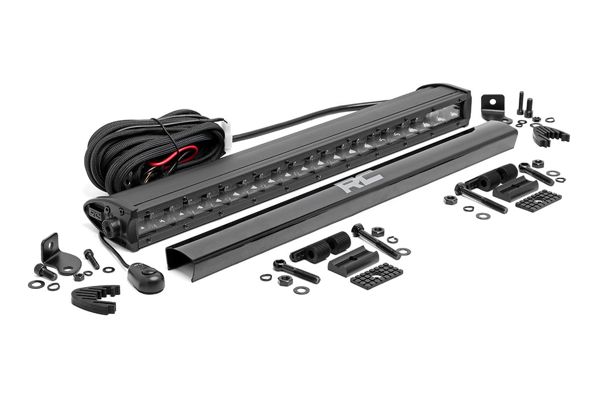 20 Inch Black Series LED Light Bar - Single Row 70720BL for Off-Road Trucks, ATVs & UTVs - Waterproof & Durable Off-Road Lighting