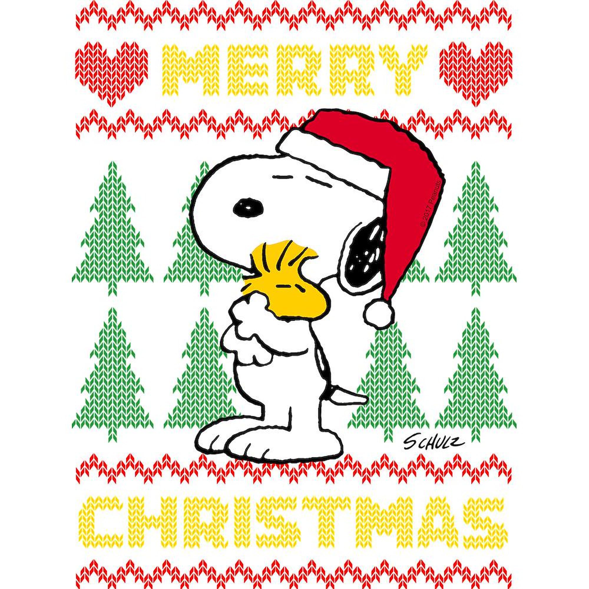 Snoopy Merry Christmas 20 oz Ceramic Coffee Mug - Large Insulated Tea Cup with Handle for Holiday Gifts, Office Use & Cozy Home Decor