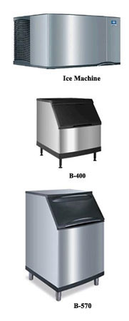 Manitowoc MS500 Series Commercial Ice Maker - High-Capacity Under Counter Ice Machine for Restaurants, Bars & Cafes - Perfect for Beverage Service & Food Preservation