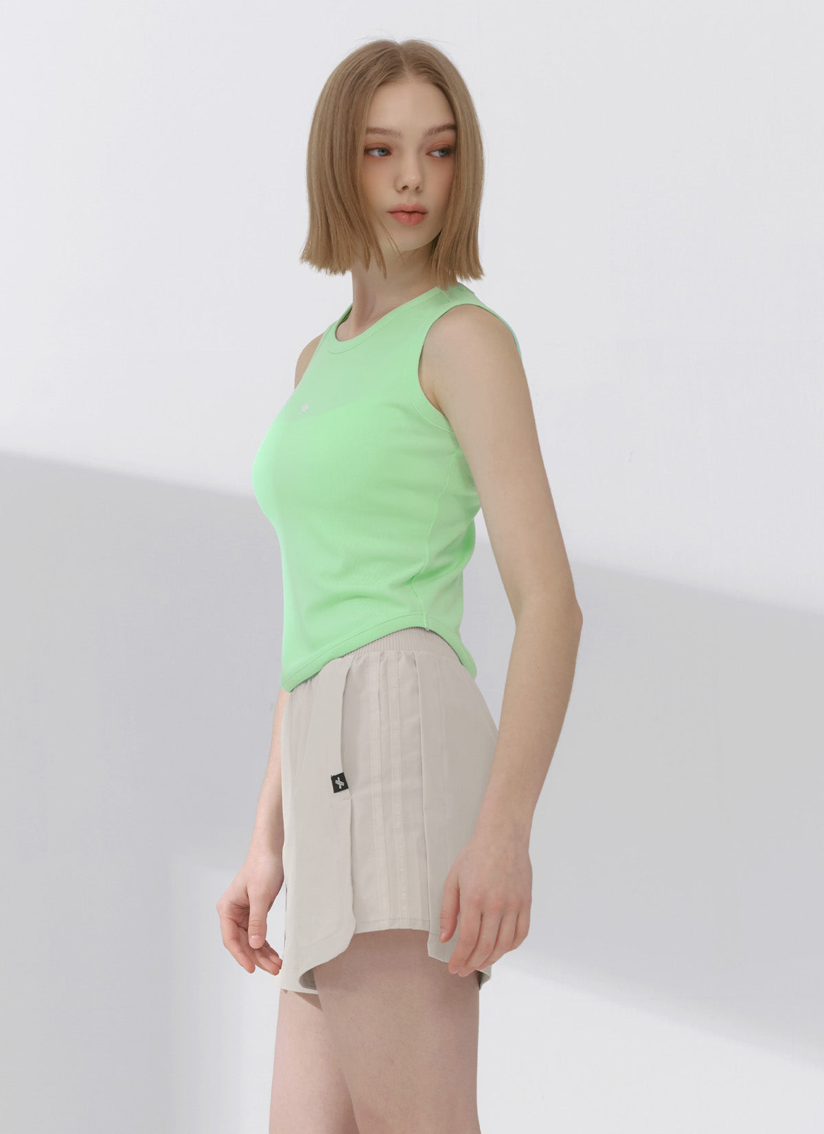 Women's Ribbed Tension Sleeveless Top - Stretchy Slim Fit Workout Shirt for Yoga, Gym & Running