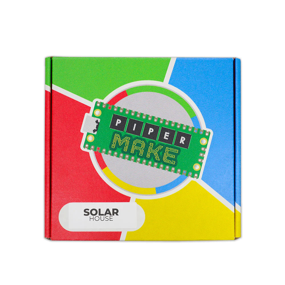 Piper Make Solar House Kit - DIY Solar Powered House Model for Kids & Teens - STEM Learning Toy for Science Projects & Renewable Energy Education - Perfect for Home, Classroom & Science Fairs