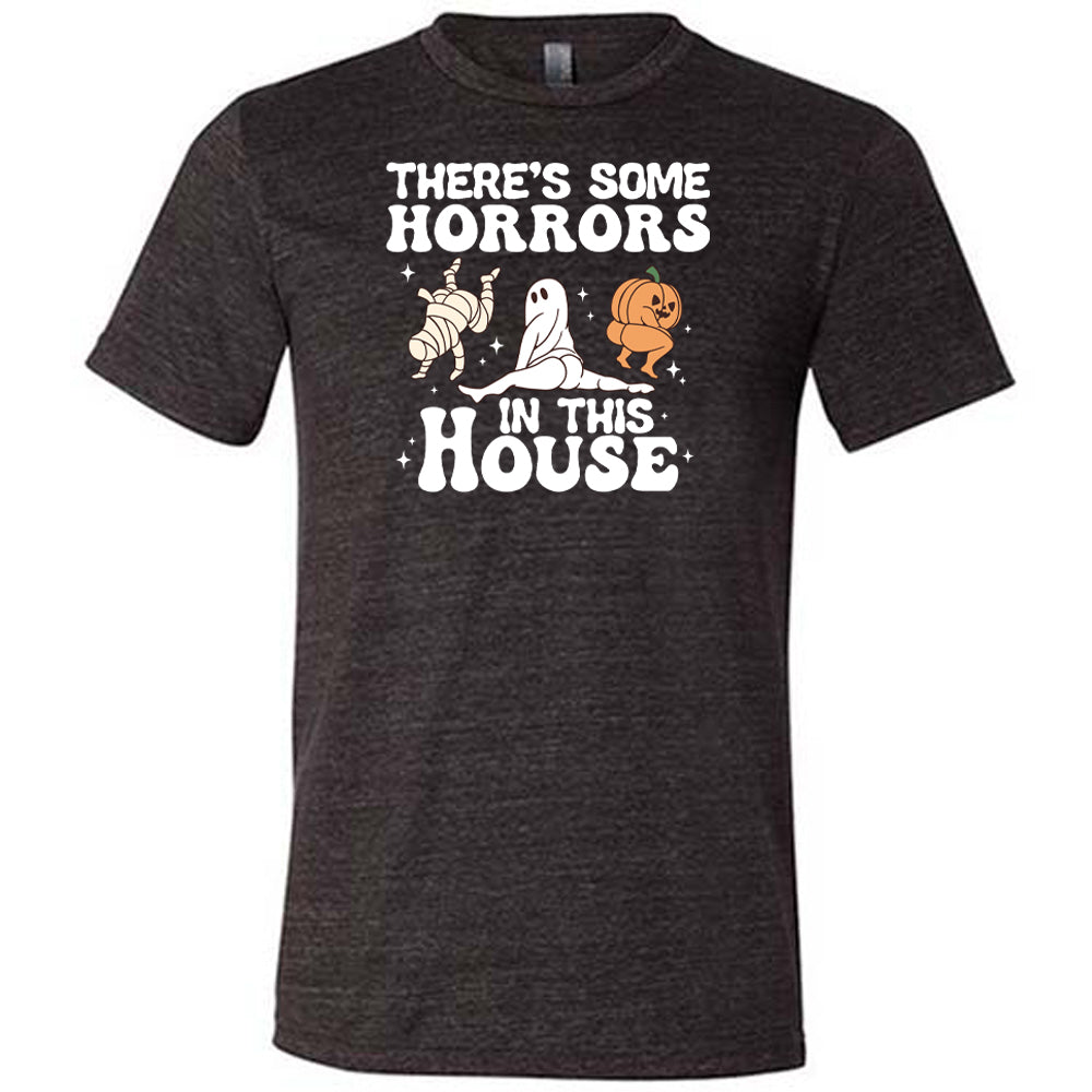 Unisex Horror Movie T-Shirt - 'There's Some Horrors In This House' Graphic Tee for Halloween, Cosplay & Horror Fans
