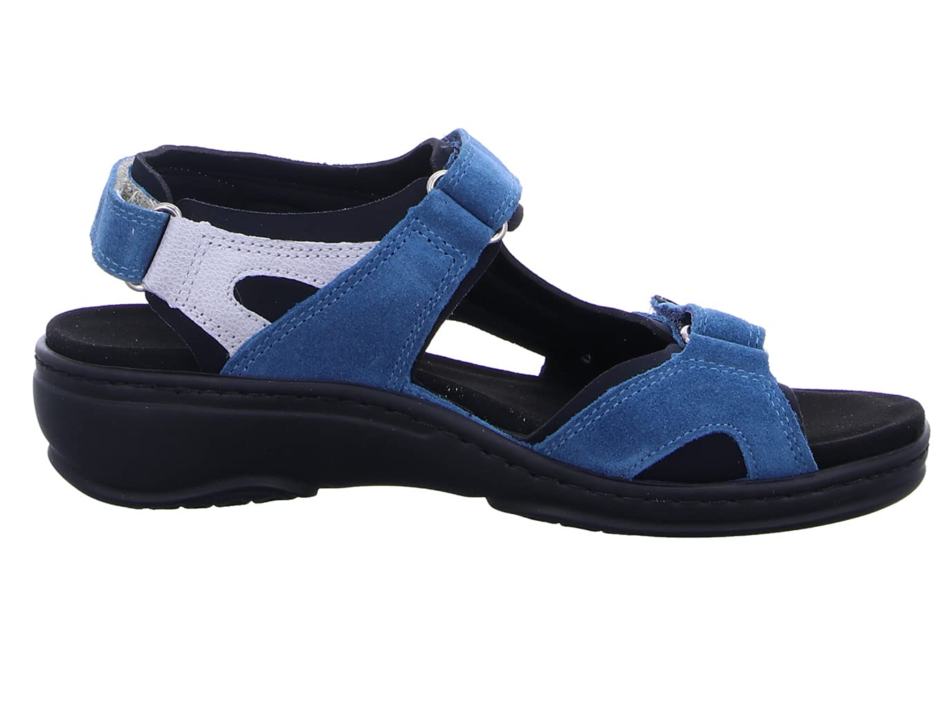 Fidelio Women's Adjustable Performance Sandals 445007 - Comfortable Walking & Hiking Sandals for Outdoor Activities, Travel, and Casual Wear (Jeans Blue)