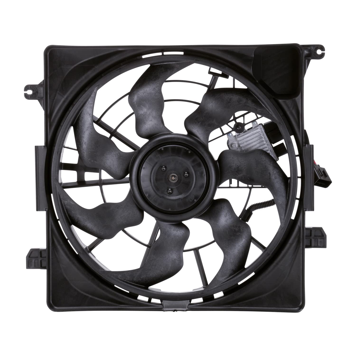 TYC 623970 Replacement Cooling Fan Assembly for Chevy Silverado GMC Sierra - High Performance Radiator Cooling Fan with Motor - Perfect for Overheating Prevention & Engine Temperature Control