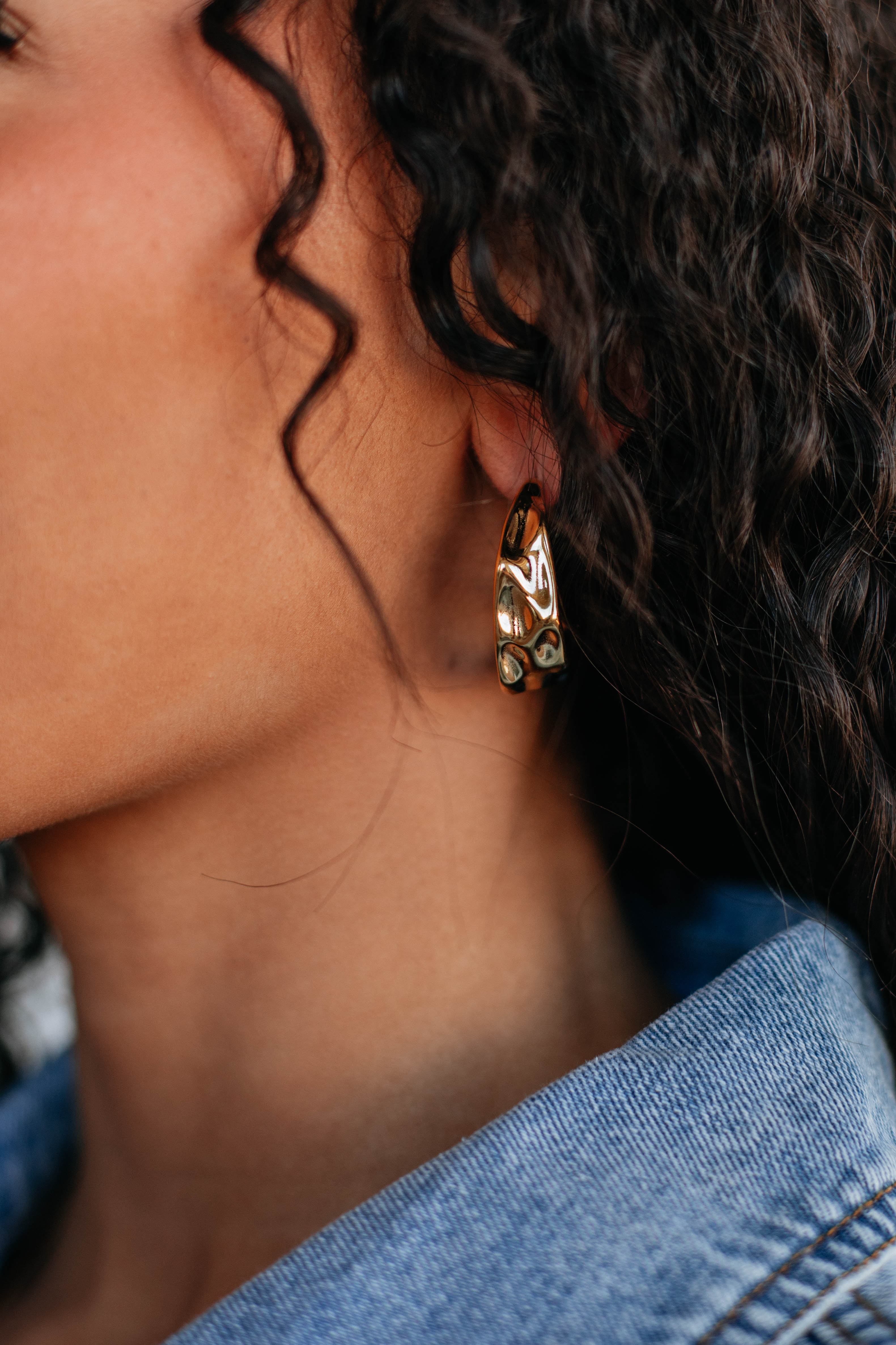 Chantly Hoop Earrings for Women - 14K Gold Plated Stainless Steel Circle Earrings | Perfect for Parties, Weddings & Everyday Wear