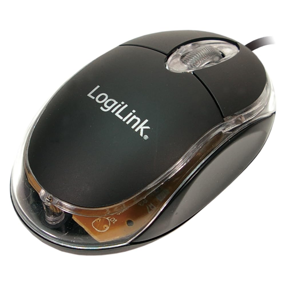 Wireless USB Optical Mini Mouse with Blue LED Light - Portable & Ergonomic Design for Laptop, PC, Mac - Perfect for Office, Gaming & Travel Use