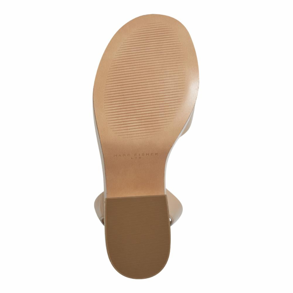 Marc Fisher Ltd Women's Razza Nude M Pump Heels - Comfortable Nude Pumps for Women, Office Work, Wedding & Evening Events
