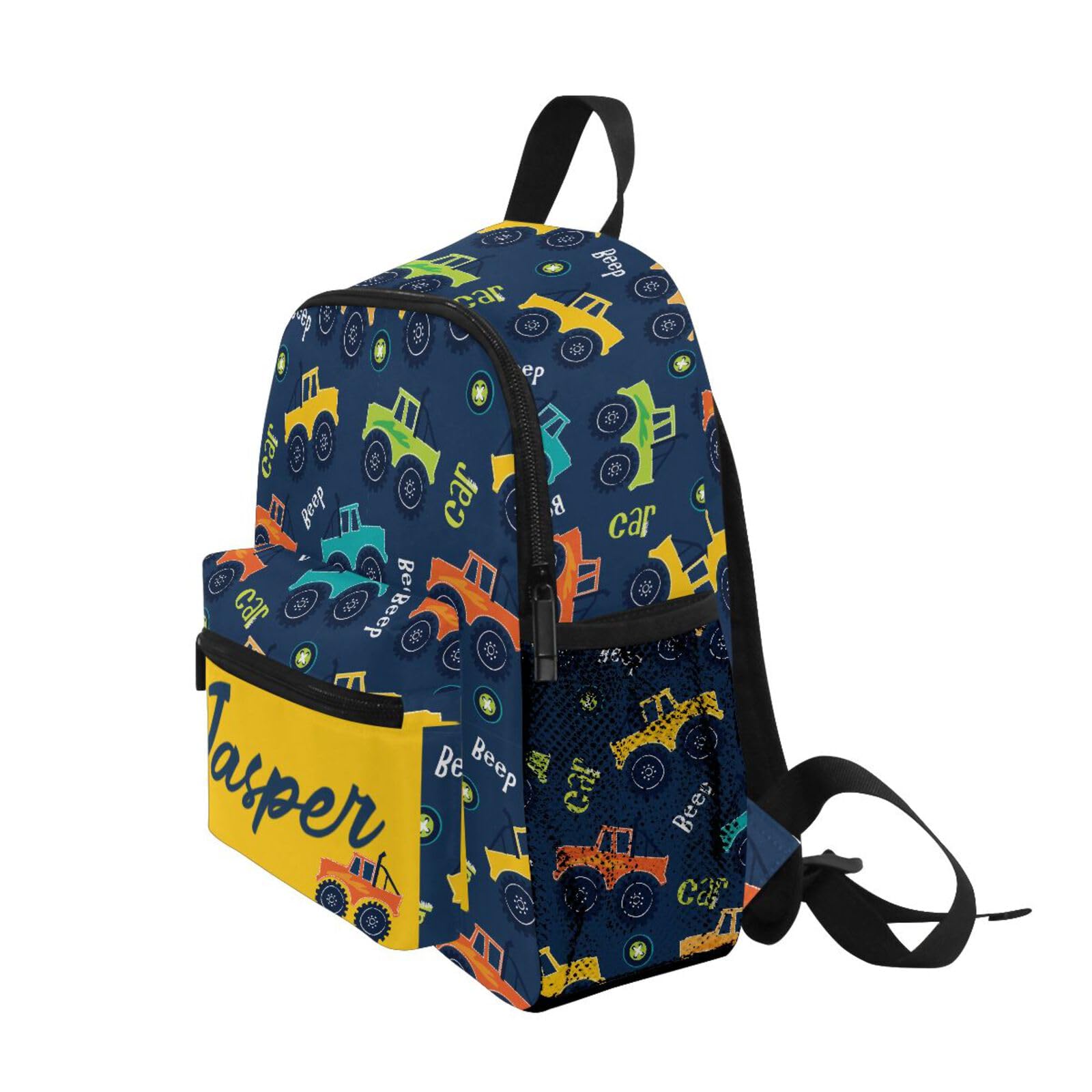 Personalized MCHIVER Toddler Backpack for Boys & Girls - Custom Kids School Bookbag for Preschool, Daycare, Travel & Camping | Durable & Cute Backpack for 3-5 Year Olds