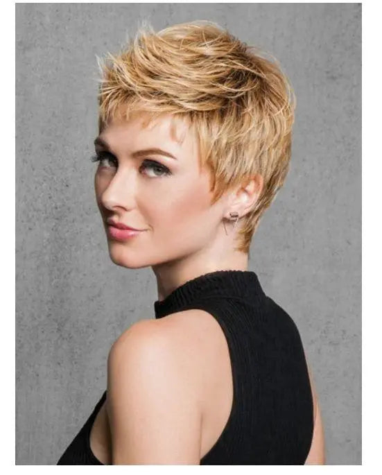Natural Textured Cut Wig for Women - Soft & Realistic Synthetic Hair for Everyday Wear & Cosplay