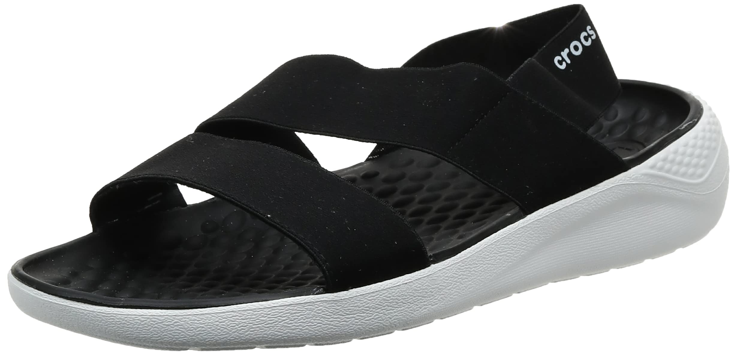 Crocs Women's LiteRide Stretch Sandals - Comfortable Beach & Pool Slides for Summer, Walking, Travel & Outdoor Activities