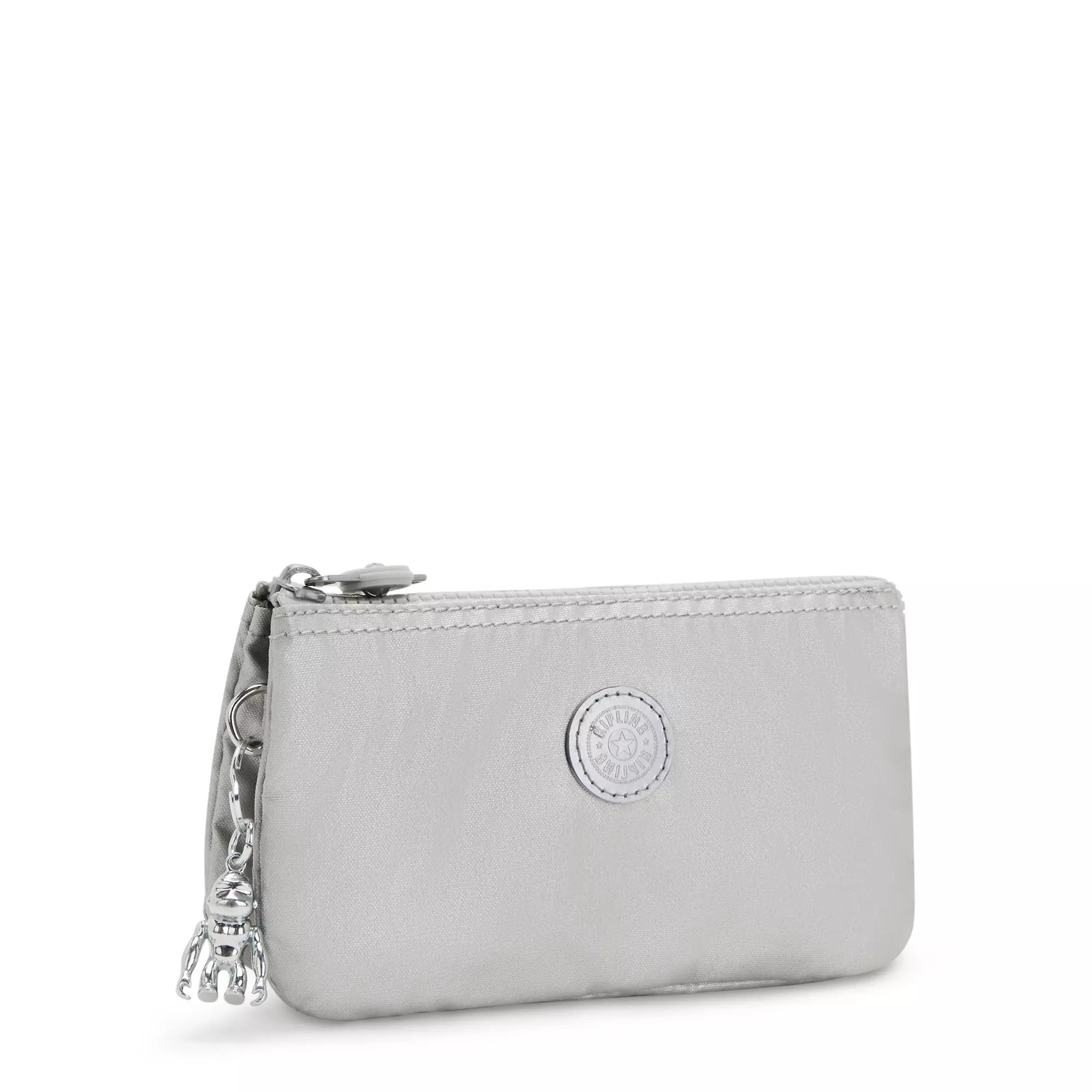 Kipling Creativity Large Metallic Pouch - Stylish Shiny Crossbody Bag for Women | Perfect for Travel, Work & Everyday Use
