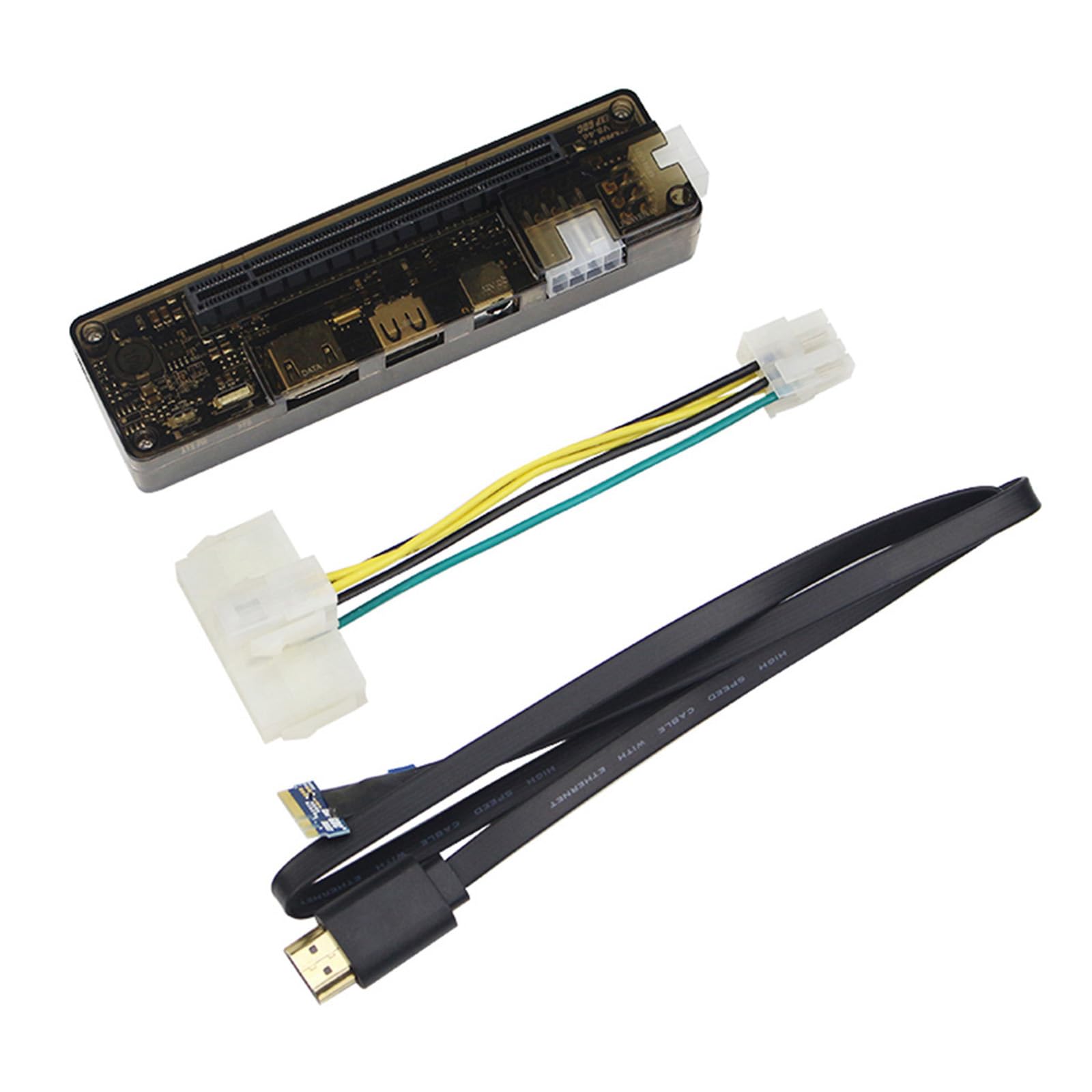Pnuokn PCI-E External Laptop Video Card Dock - High Performance External GPU for Gaming & Graphic Design - Perfect for Gamers, Video Editors & 3D Designers