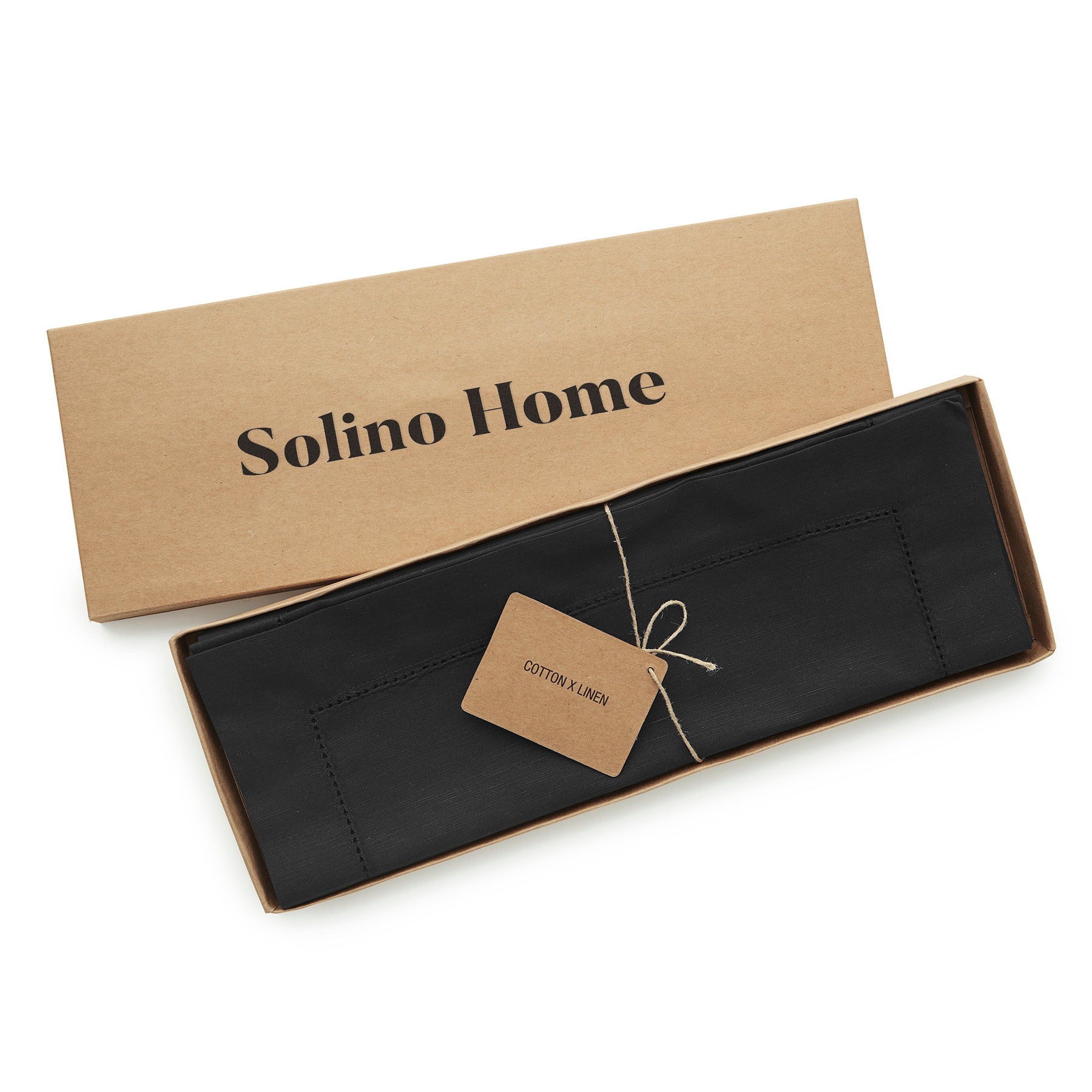 Premium Cotton Linen Hemstitch Placemats Set of 4 - Elegant Table Decor for Dining Room, Kitchen, and Party Settings