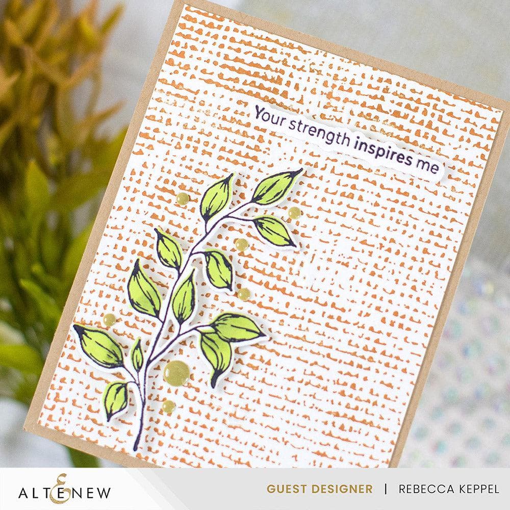 Rustic Burlap Press Plate - Essential Textures for DIY Scrapbooking, Card Making & Wedding Invitations | Foil Plate for Crafting and Paper Embossing