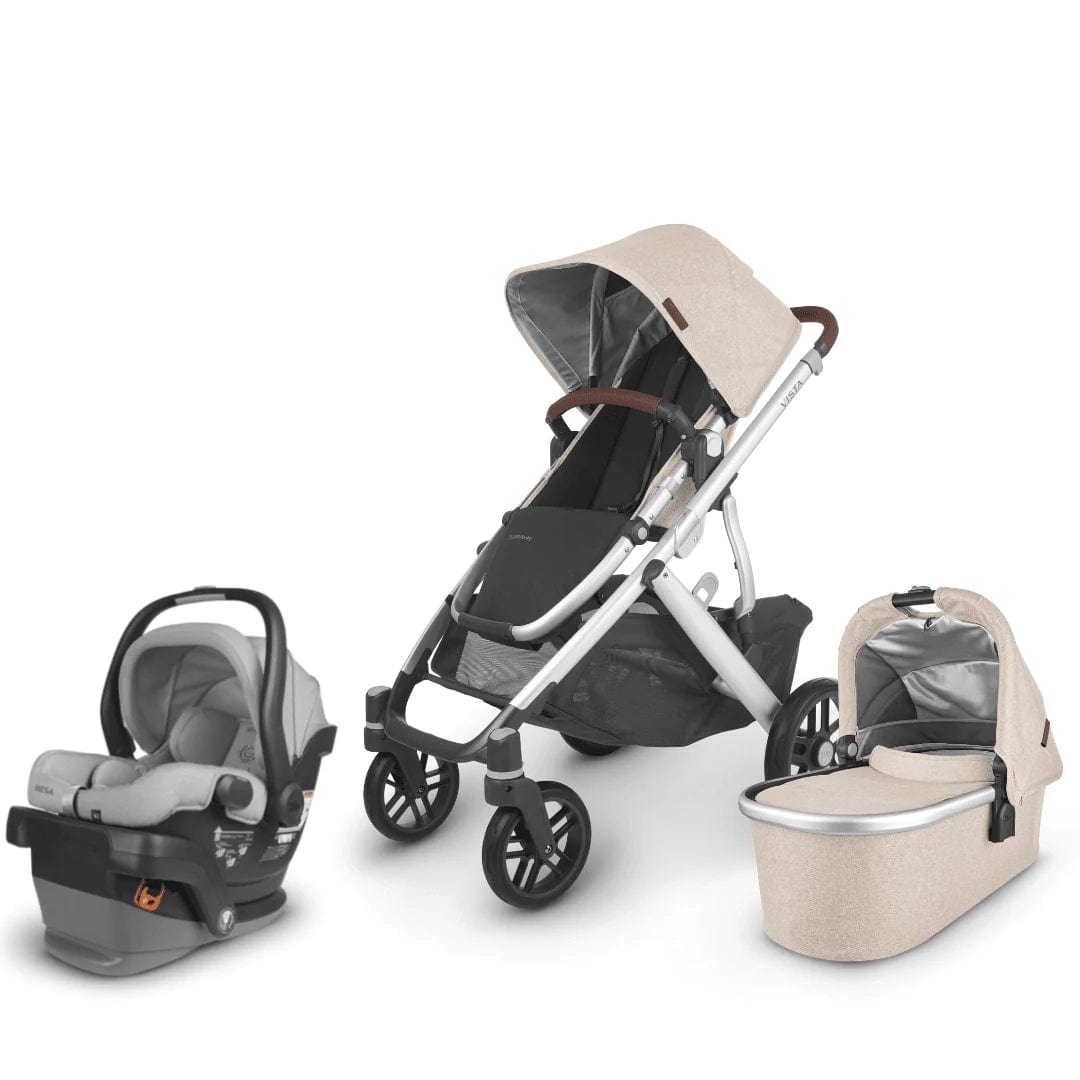 UPPAbaby VISTA V2 Stroller with MESA V2 Infant Car Seat Travel System - Lightweight, Adjustable & Safe Baby Stroller for Newborns to Toddlers - Perfect for City Walks, Shopping & Family Outings