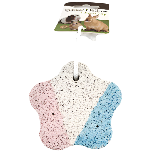 Moss Hollow Lava Star Chew Toy for Dogs - Natural Teething Relief for Puppies & Adult Dogs - Durable Chew Bone for Aggressive Chewers - Perfect for Indoor & Outdoor Playtime