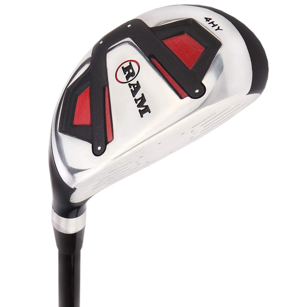 Ram Golf Accubar Men's Right Hand Iron Set 6-7-8-9-PW with 24° & 27° Hybrids | Perfect for Mid-Handicap Golfers on the Course