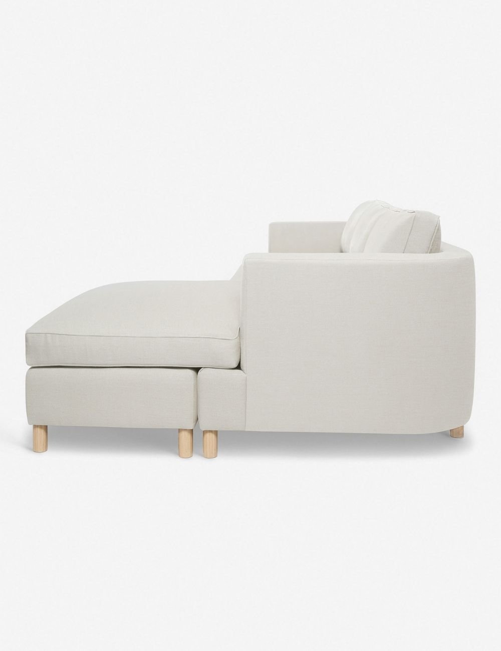 Belton Sectional Sofa by Ginny Macdonald - Modern L-Shaped Couch for Living Room, Lounge & Family Room - Comfortable Fabric Upholstery with Reversible Chaise
