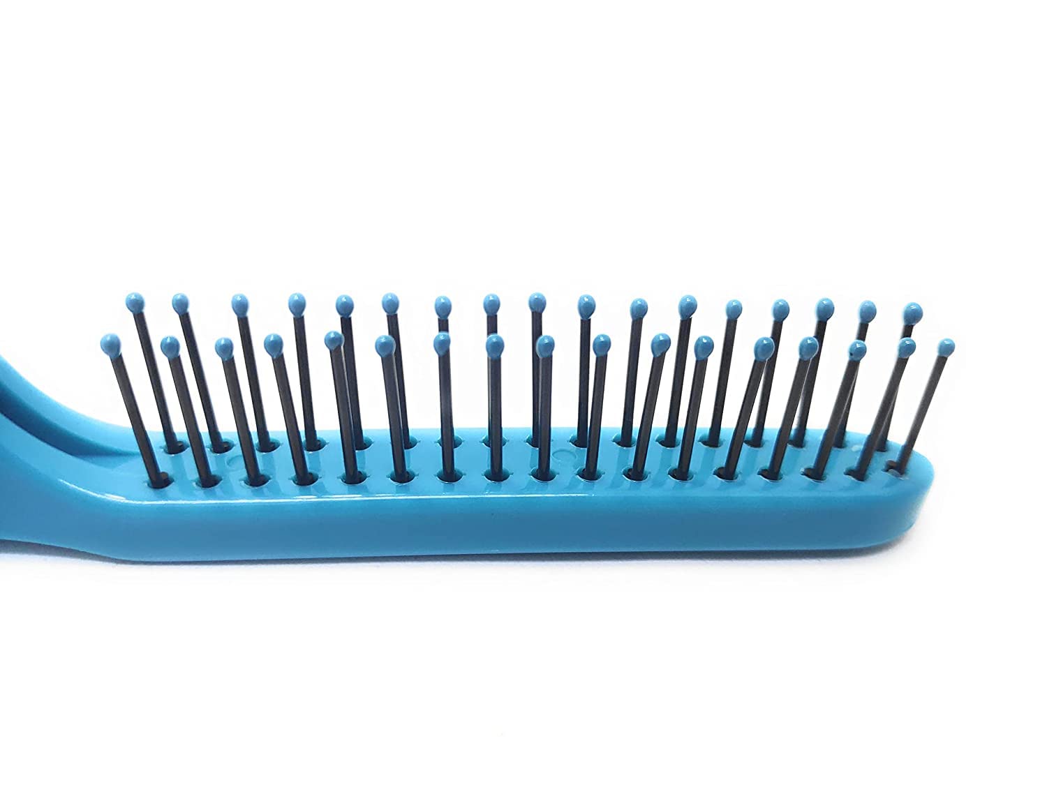 Portable Folding Pocket Comb - Double Sided Mini Hair Brush for Travel, Compact & Lightweight Hair Styling Tool - Foldable Pocket Kangi for Men & Women (Blue) | Perfect for On-the-Go Grooming, Travel Essentials & Everyday Carry