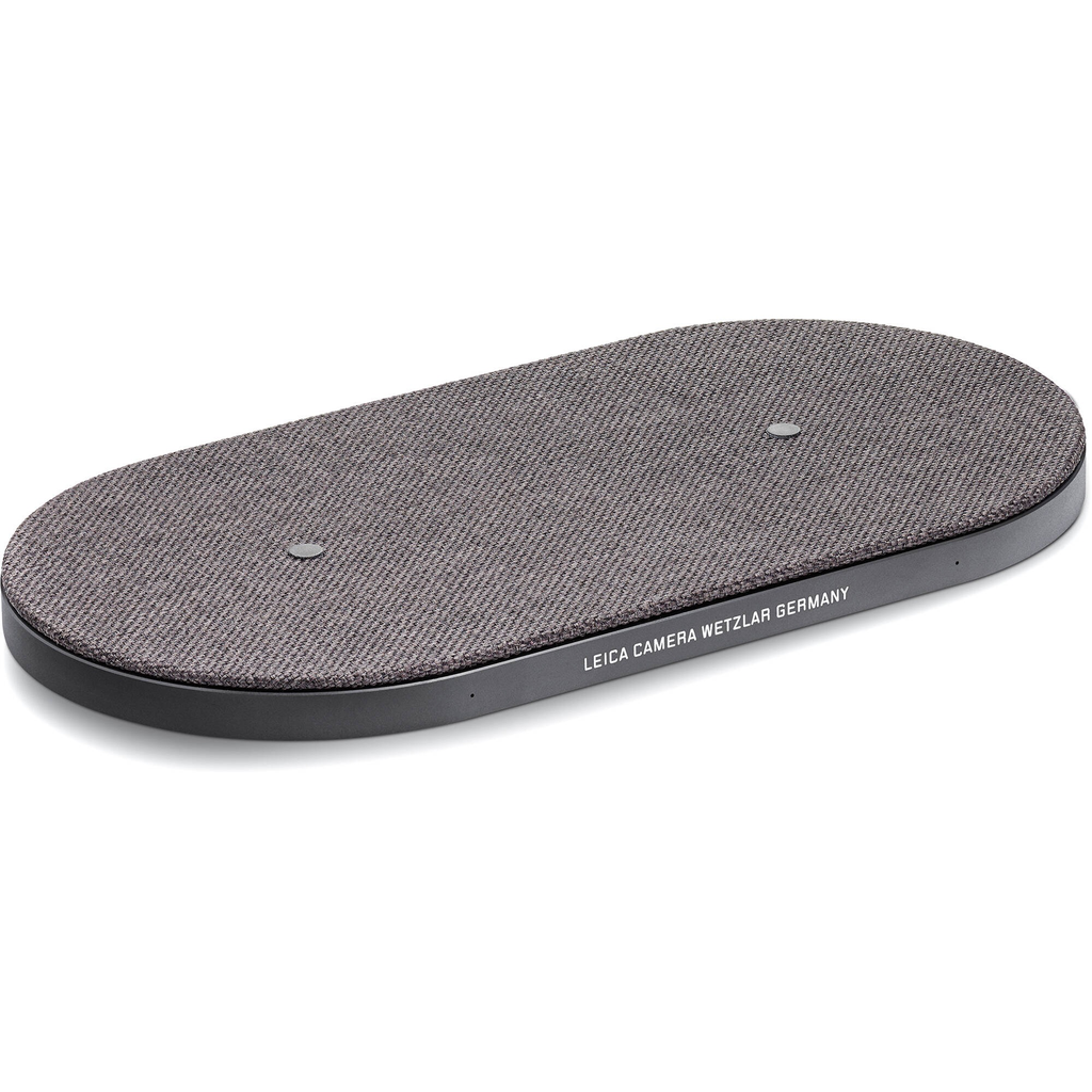 Leica Drop XL Wireless Charger - Fast Qi-Certified Charging Pad for iPhone, Samsung, AirPods - Perfect for Home, Office & Travel