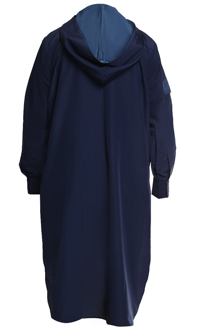 Men's Asymmetrical Hooded Short Kurta - Stylish Everyday Wear for Casual Outings & Lounge Comfort
