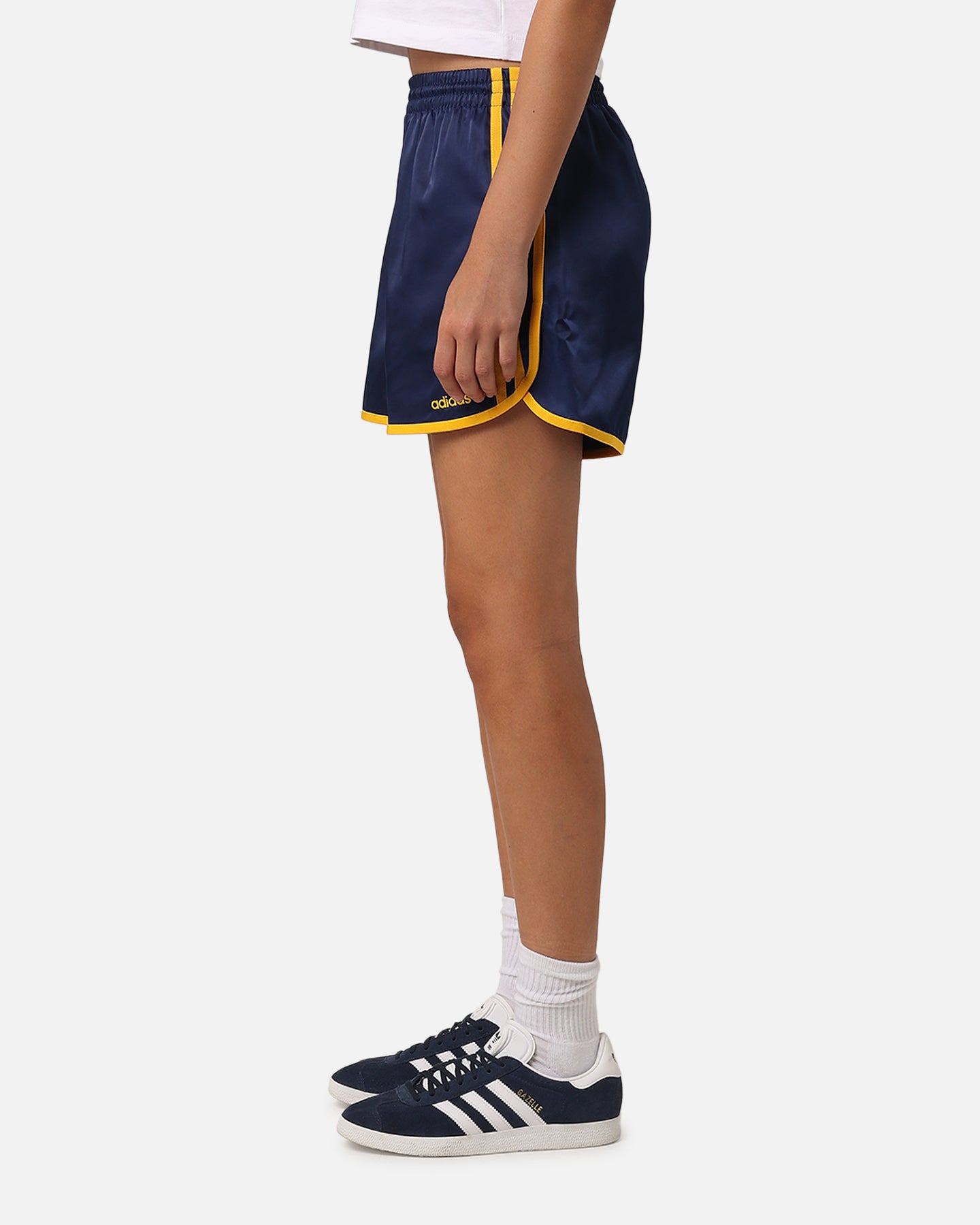 Adidas Women's Sprinter Running Shorts - Dark Blue Athletic Shorts for Workouts, Jogging & Gym Training