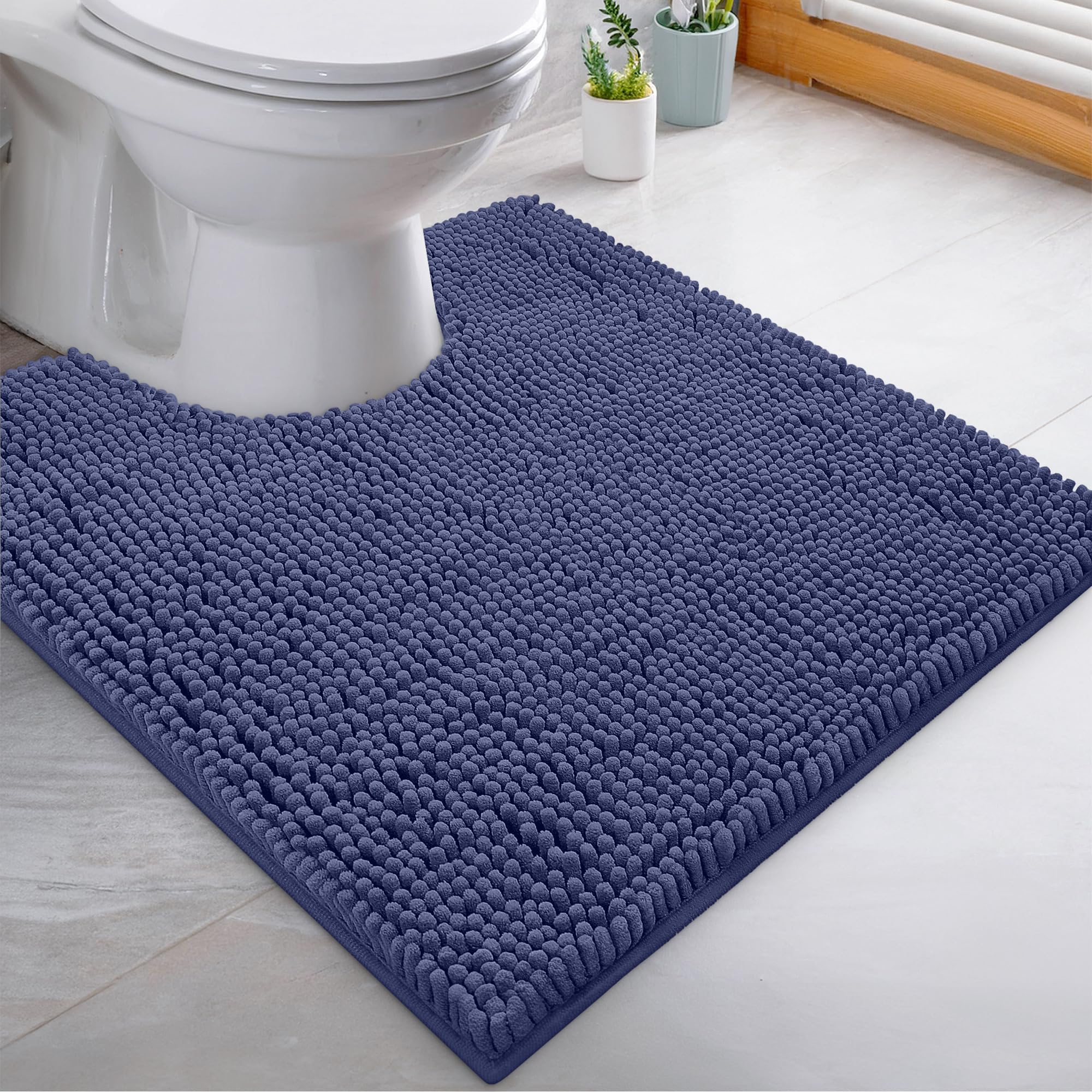 Premium Soft Plush Bath Mat - Ultra Absorbent Shaggy Bathroom Rug, Non-Slip Toilet Mat for Bath & Shower (20