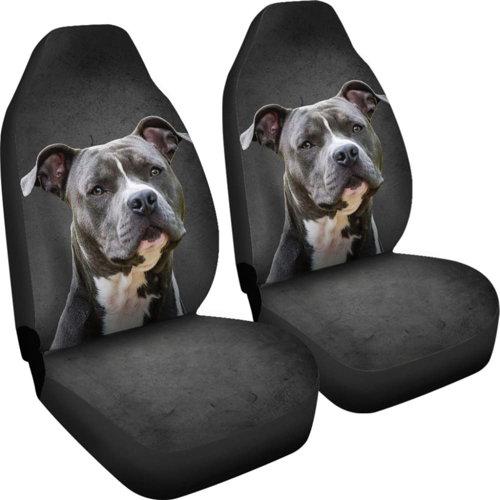 Premium Pit Bull Dog Print Car Seat Covers - Durable & Stylish Pet Accessories for Trucks, SUVs & Cars - Perfect for Dog Lovers & Pet Owners