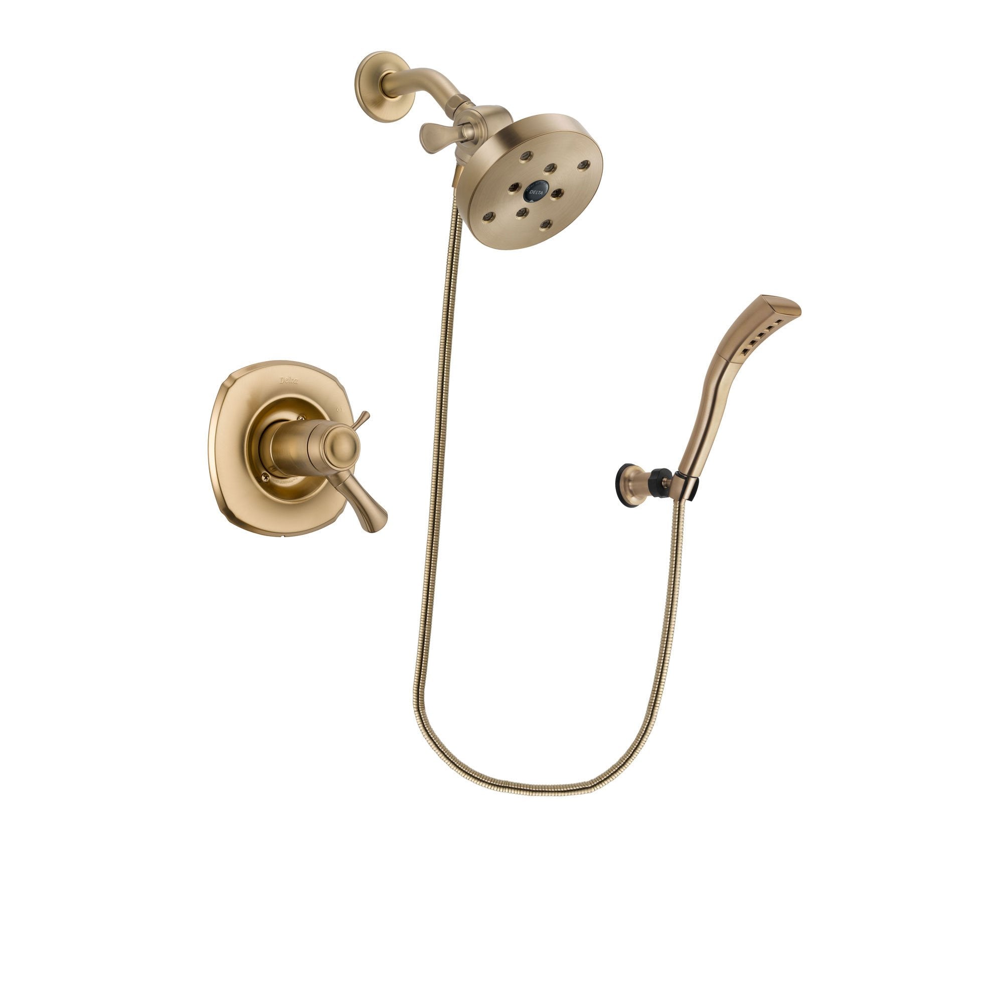 Delta Addison Champagne Bronze Thermostatic Shower System - 5.5