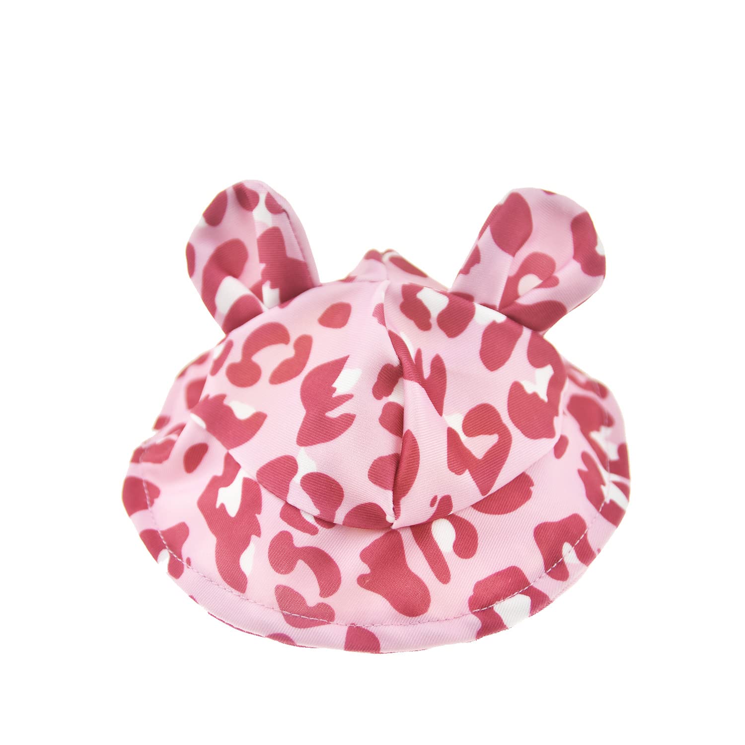 Leopard Dog Bikini Swimsuit with Hat - Summer Pet Beachwear for Small Dogs & Cats