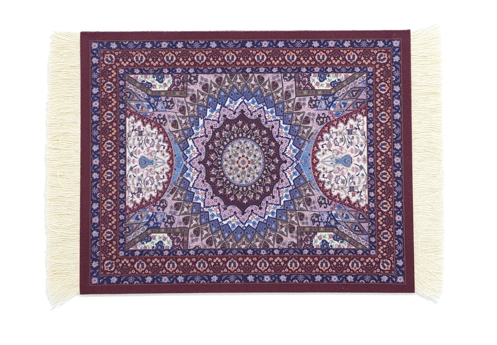 SUPCOW Persian Oriental Rug Mouse Pad - Non-Slip Fabric Desk Mat for Computer, Laptop & Office (Home & Office Workspace Accessory)