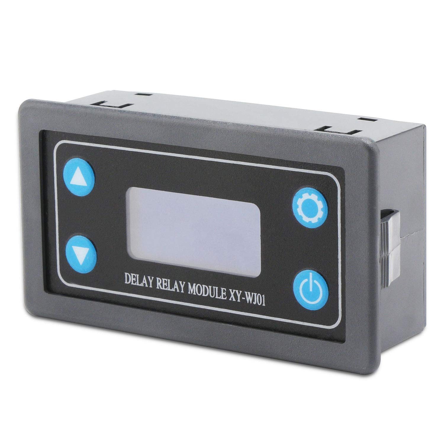 DROK Digital Timer Relay 2 Pack, DC 6-30V 12V 24V Delay Switch Module with LCD Display (0.01s-9999min, 50mA) - AC 220V Power On/Off Controller for Industrial Automation, Home Appliances & DIY Electronics Projects
