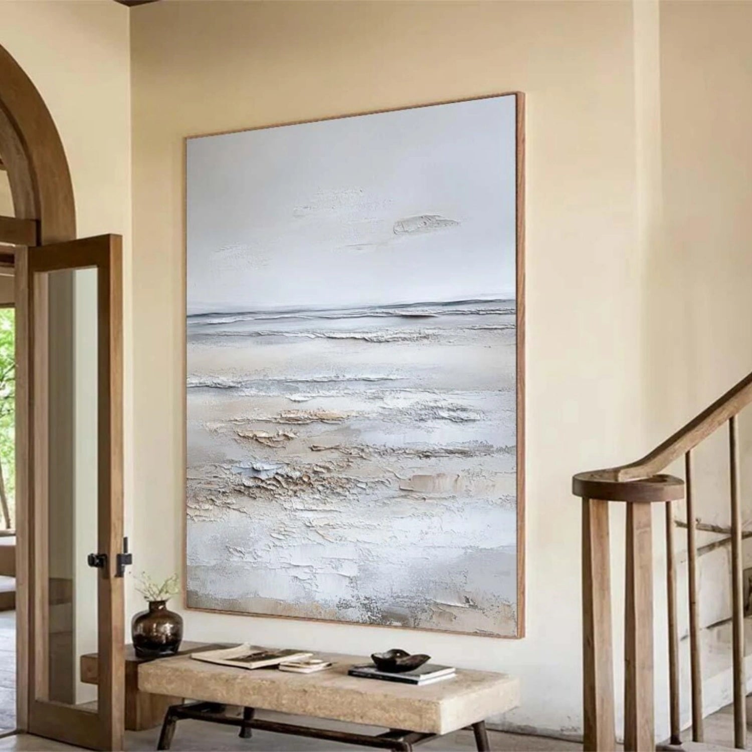 Ocean and Sky Painting #OS 251 - Stunning Coastal Wall Art for Living Room, Bedroom & Office Decor