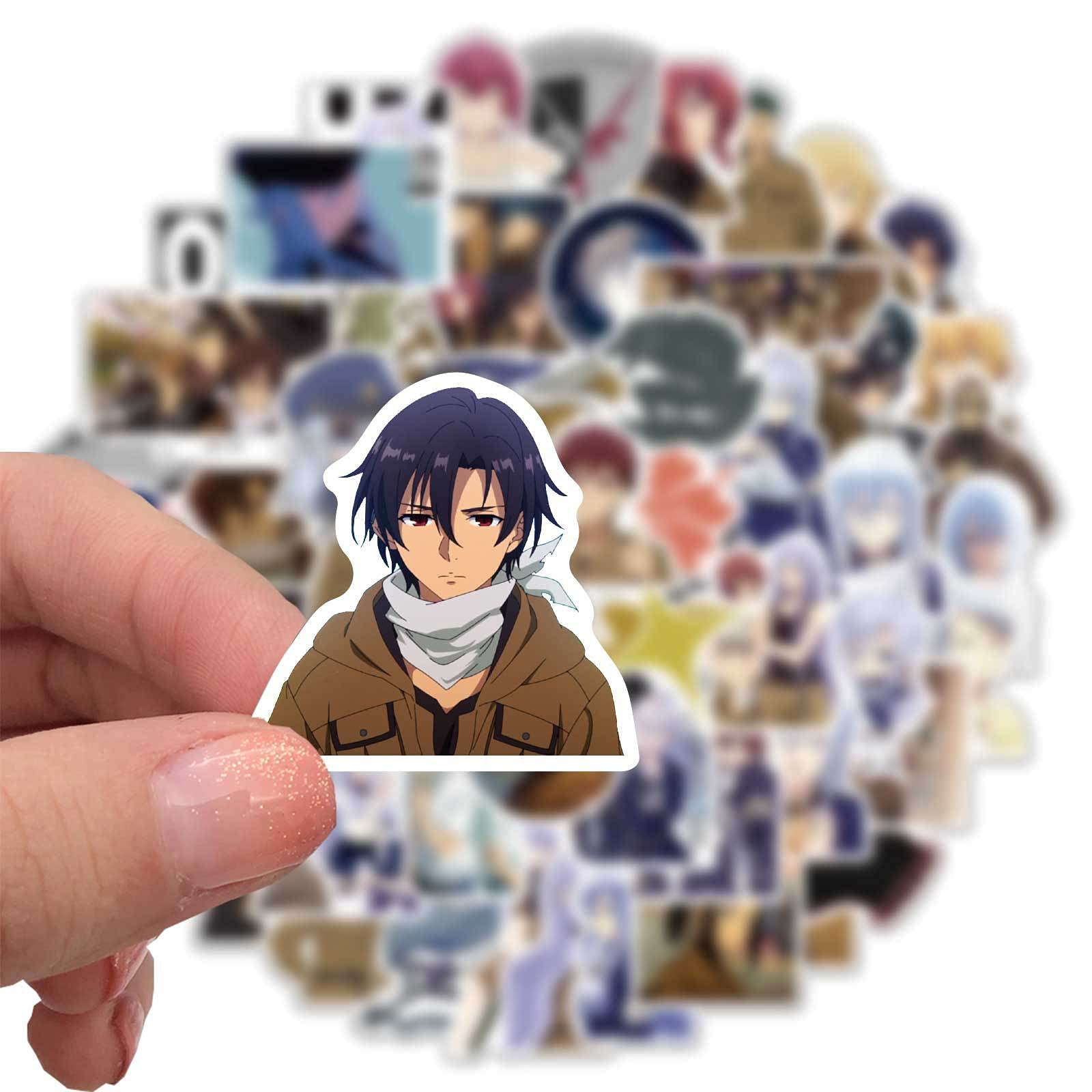 86 - Eighty Six Anime Stickers Pack of 50 - Waterproof Vinyl Decals for Laptop, Water Bottle, Phone, Luggage - Cool Aesthetic Novel Stickers for Journal, Bumper & DIY Crafts - Perfect for Anime Fans & Gift Giving