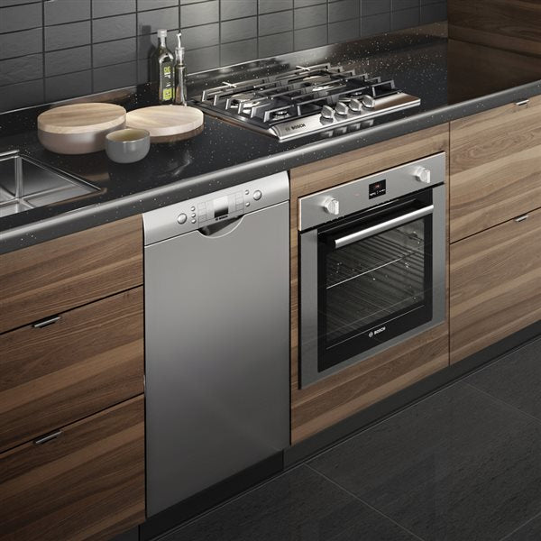 Bosch NGM5456UC 500 Series 24-Inch 4-Burner Gas Cooktop in Stainless Steel - Perfect for Modern Kitchens, Home Cooking & Entertaining