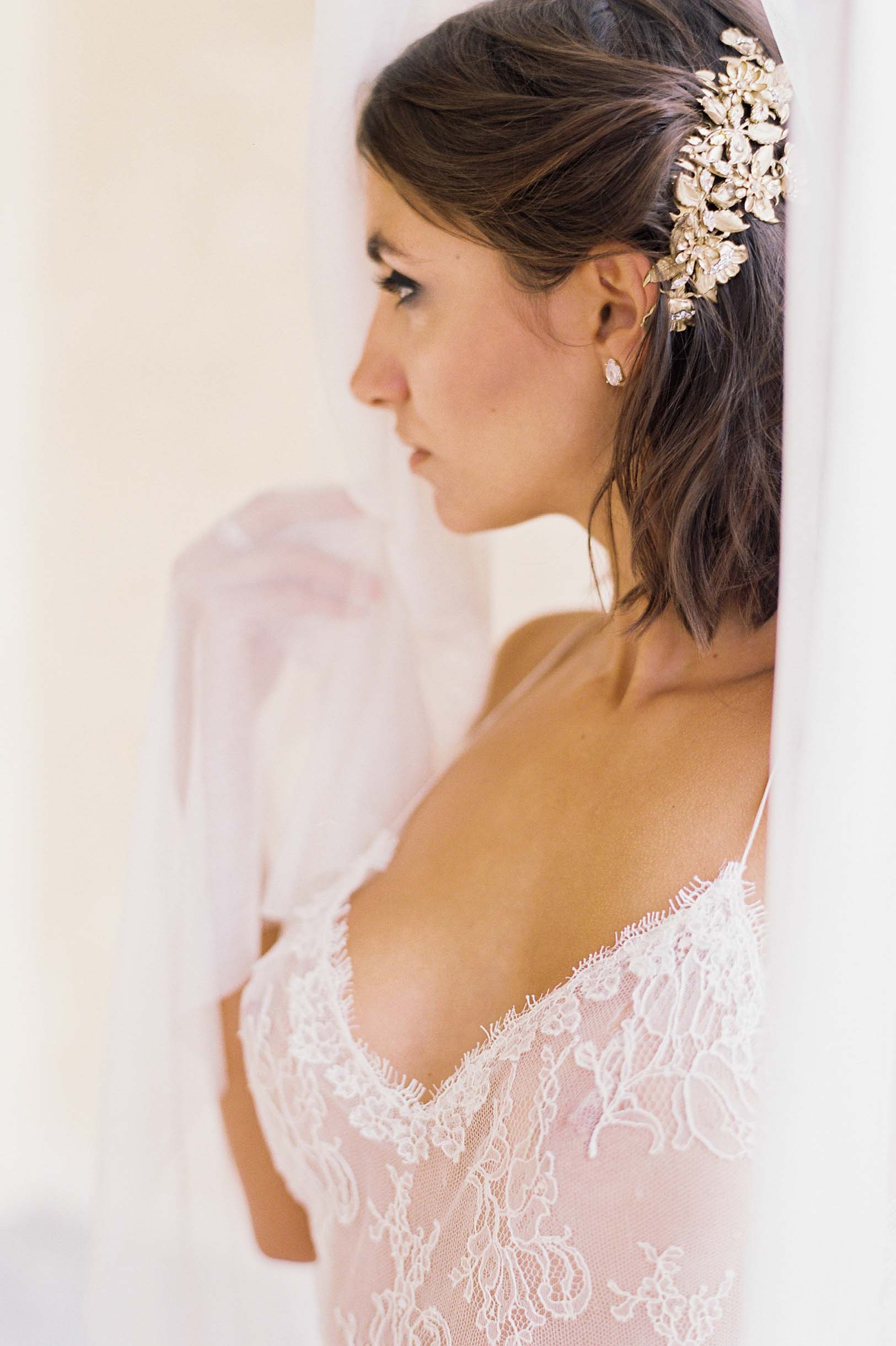 Godiva Ivory French Lace Bodysuit for Women - Elegant Lingerie for Weddings, Date Nights & Special Occasions